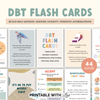 Load image into Gallery viewer, DBT Mega Bundle, DBT Skills, DBT Workbook, Therapy Worksheet, Therapy Tools, DBT Flash Cards, DBT Cheat Sheet - US