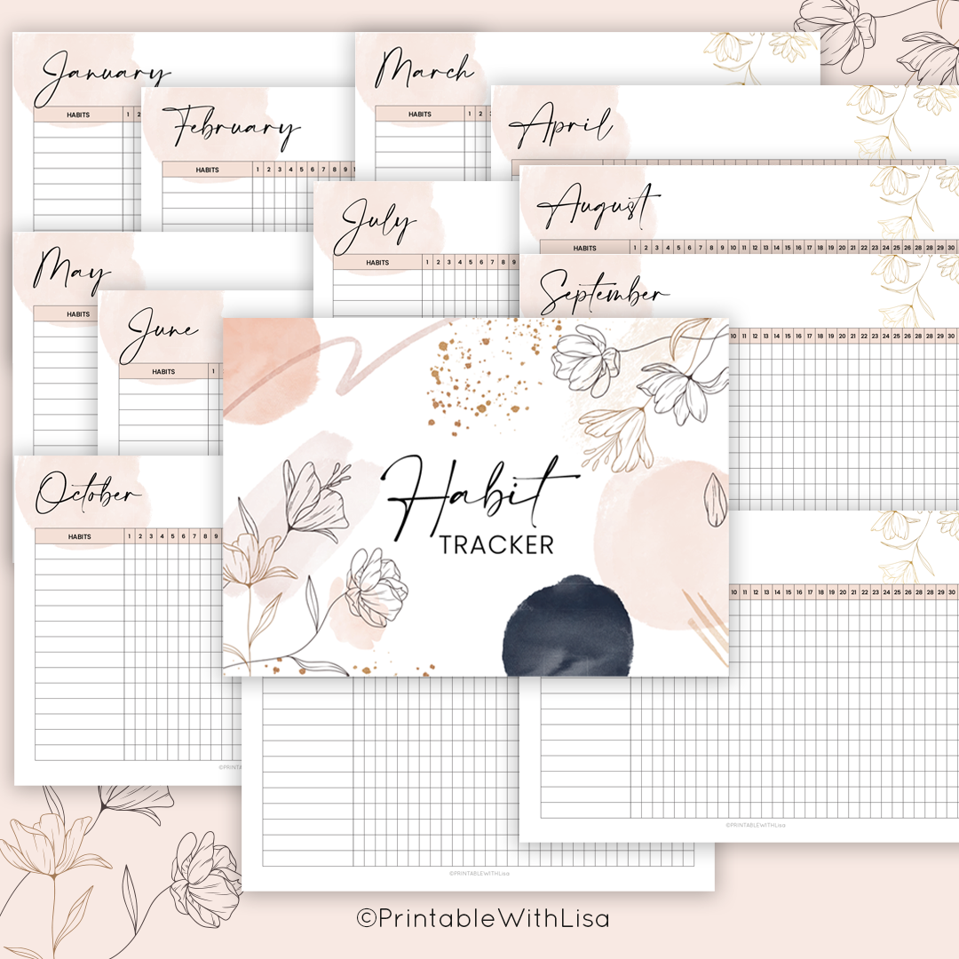 Daily Habit Tracker Printable