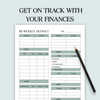 Budget Planner Printable, Finance Planner, Monthly Budget, Weekly Budget, Budget Template