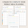 Meal Planner Printable, Meal Tracker, Food Journal