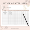 Daily Habit Tracker Printable