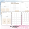 Load image into Gallery viewer, Bullet Journal Pintables, Bullet Journal Bundle, Printable Bujo Inserts, Weekly Spread