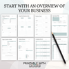 Business Planner Printable BUNDLE, Small Business Planner