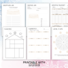 Load image into Gallery viewer, Bullet Journal Pintables, Bullet Journal Bundle, Printable Bujo Inserts, Weekly Spread