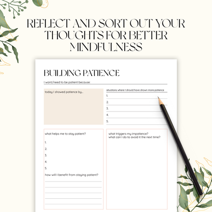 Mental Health Journal, Anxiety Diary, Self Care Planner, DBT Journal, Anxiety Journal, Depression Journal Therapy - US