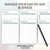 Business Planner Printable BUNDLE, Small Business Planner
