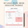 Load image into Gallery viewer, Fitness Planner Bundle Printable, Workout Planner, Weekly Fitness, Weight Loss Tracker, Daily Fitness, Letter
