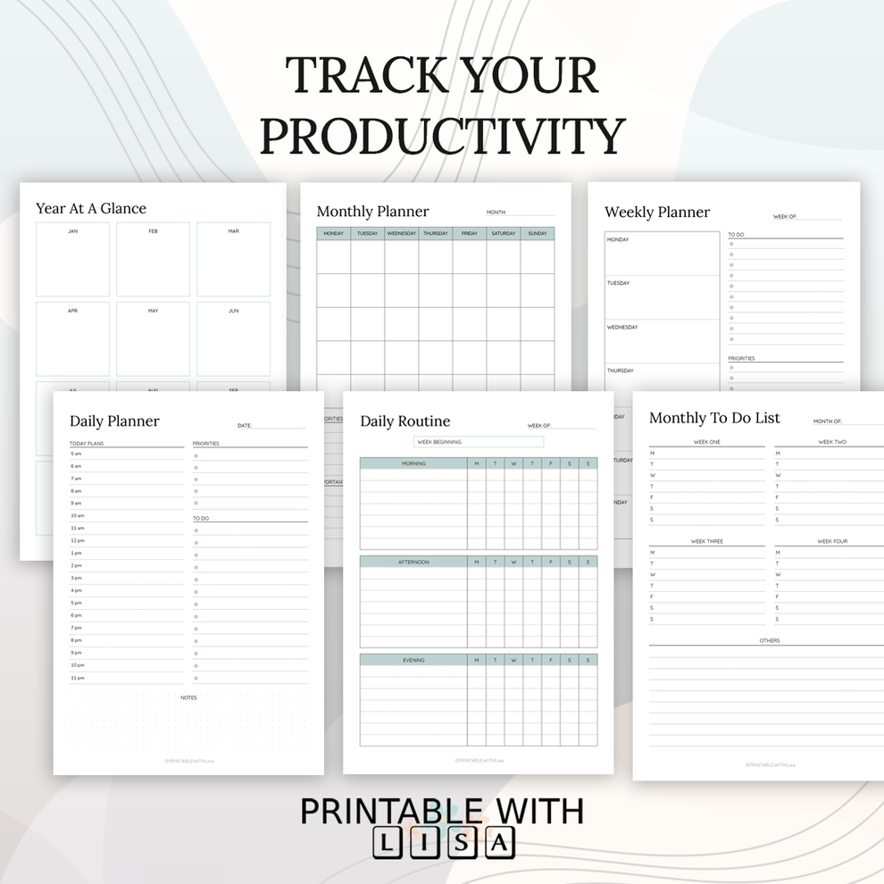 Household Binder Printable | Home Management Planner PDF | 65 Pages ...
